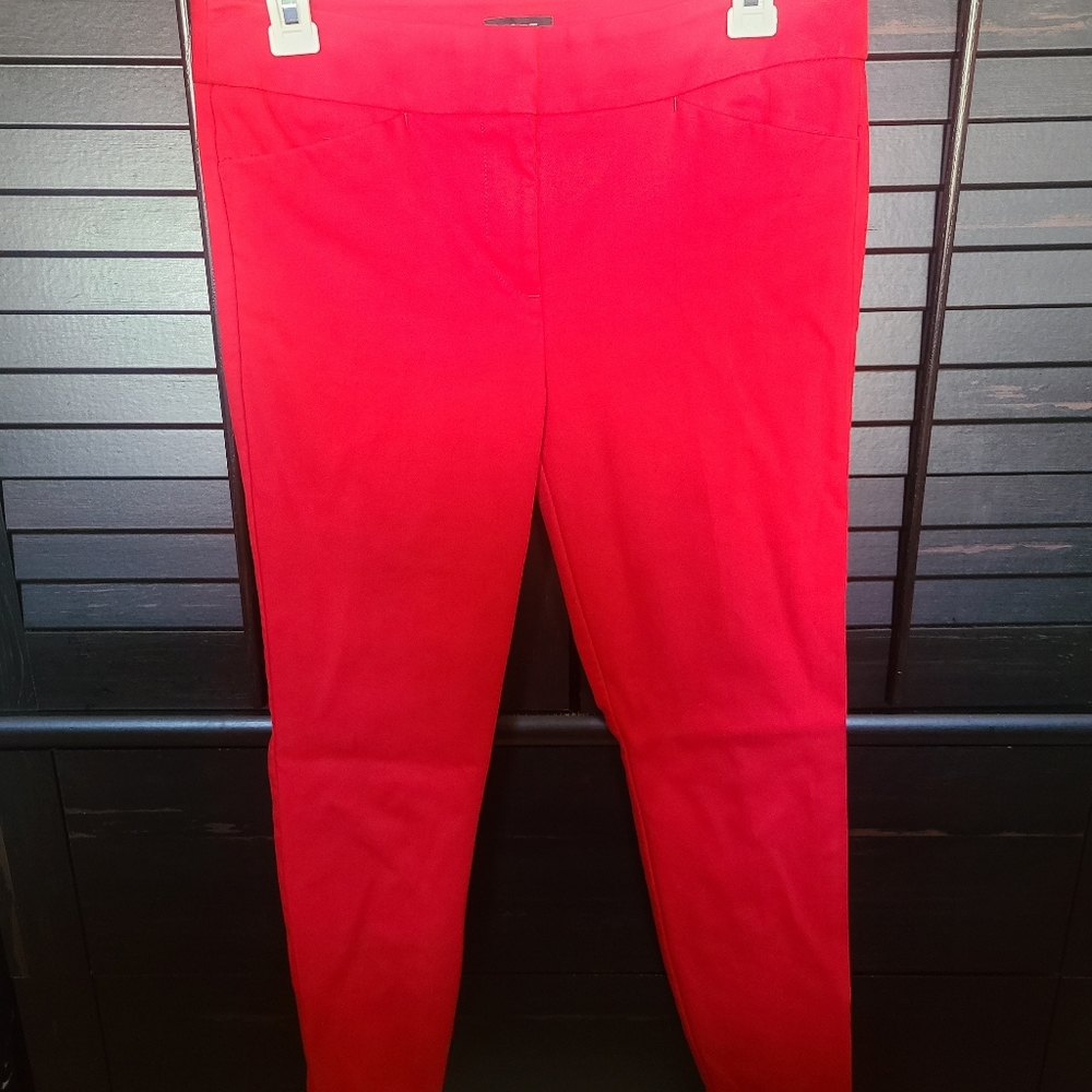 (5 for $20) Loft Marissa Skinny Red slacks